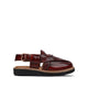 Nate - Children’s Oxblood Box Leather Sandal