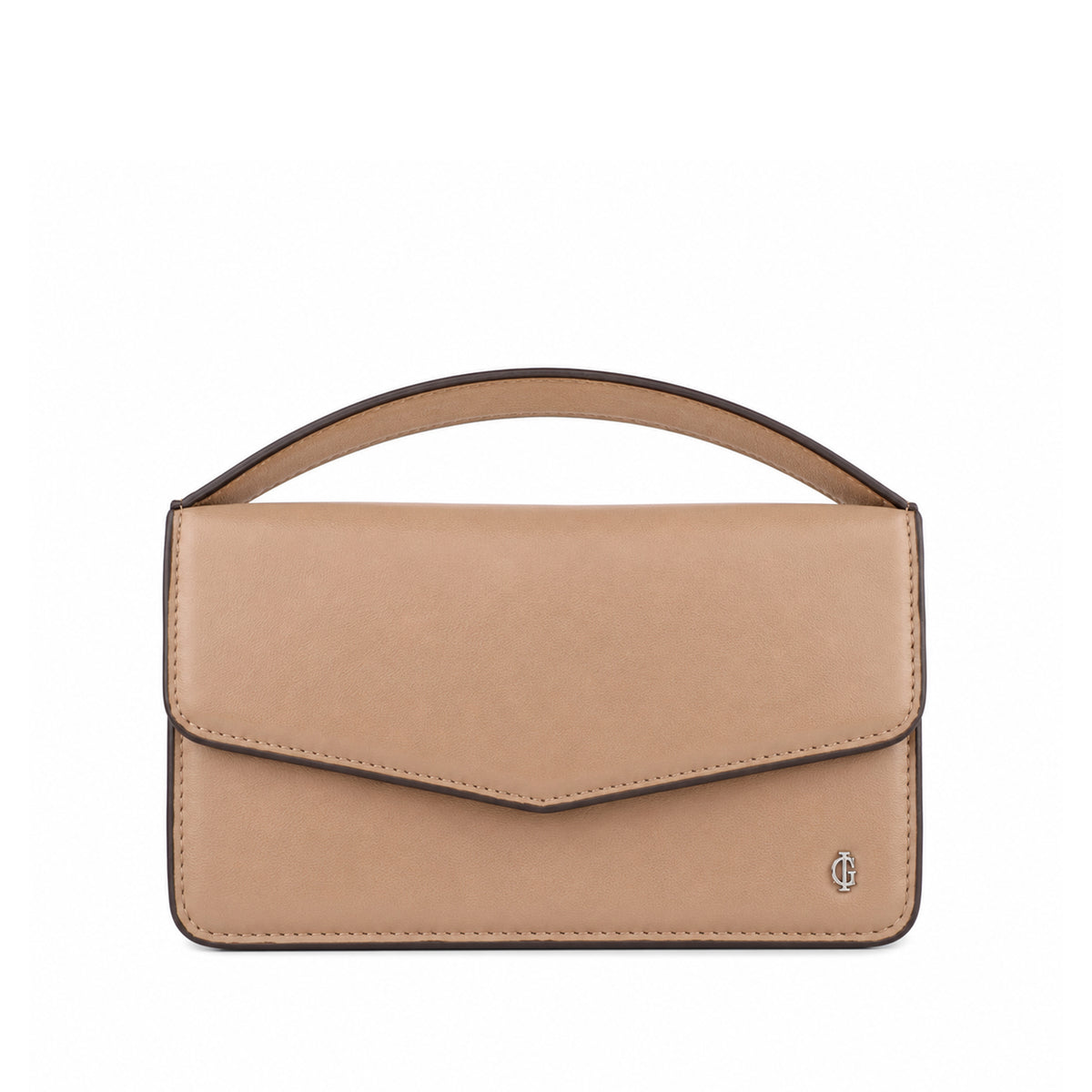 Victoria - Camel Brown Micro Hand Bag