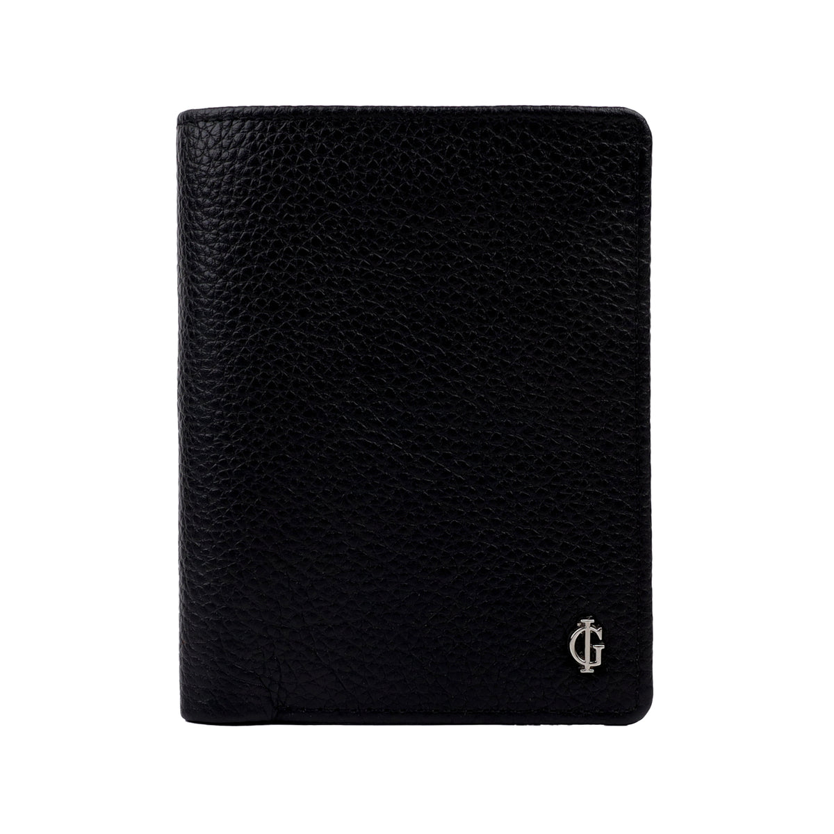 Jared - Black Milled Leather Wallet
