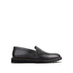 Neil - Men's Black Milled Leather Sneaker