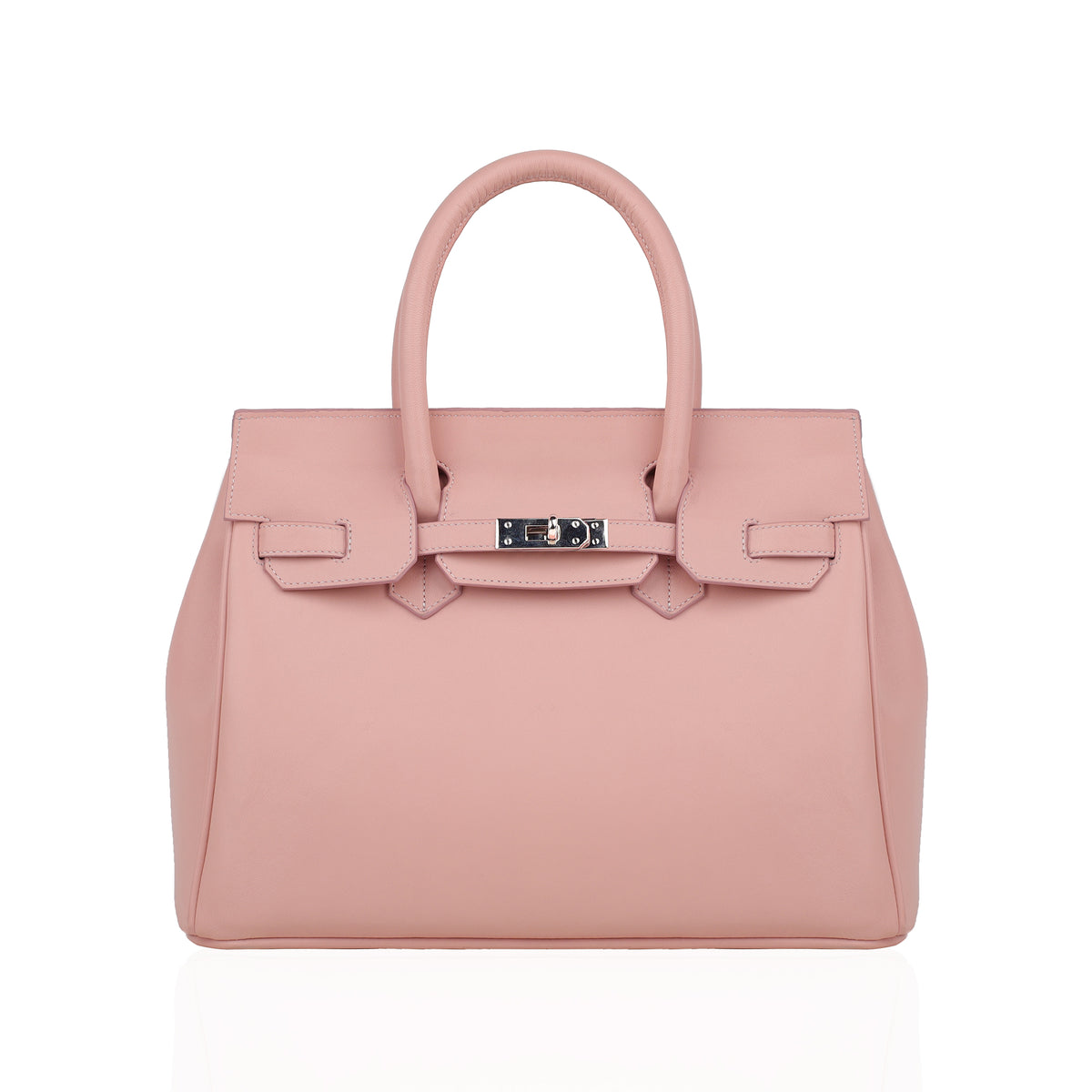 Ariana - Blush Pink Leather Hand Bag