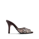 Elira - Women's Brown Snake Print 90mm Heels