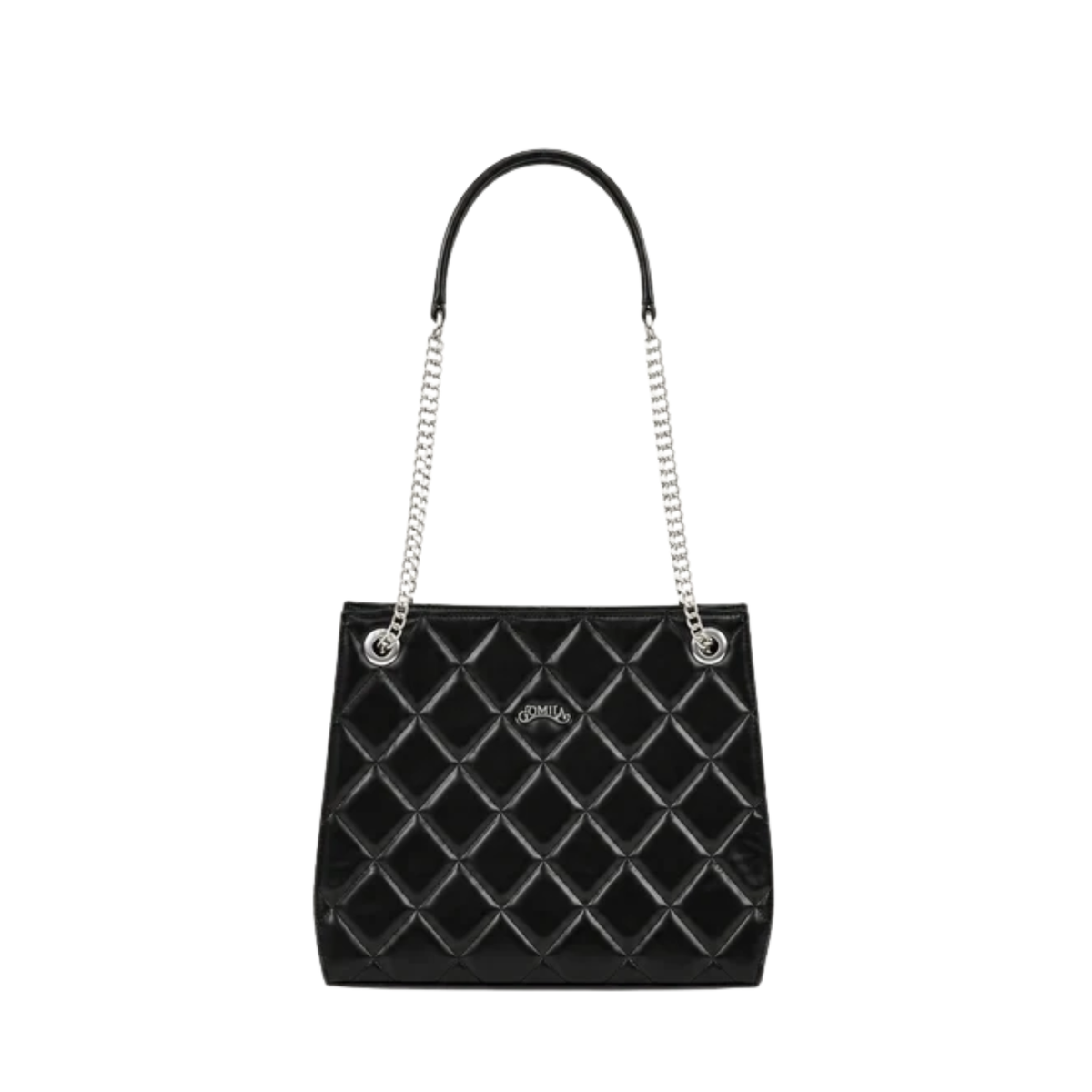 Vexa- Black Calf Leather Hand Bag
