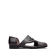 Beom - Men's Dark Brown Calf Leather Sandal