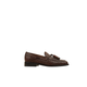 Gattuso - Kid's Dark Brown Hand Woven Calf Leather Loafer (5-12 Years Old)