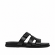 Erif - Men's Black Calf Leather Slipper