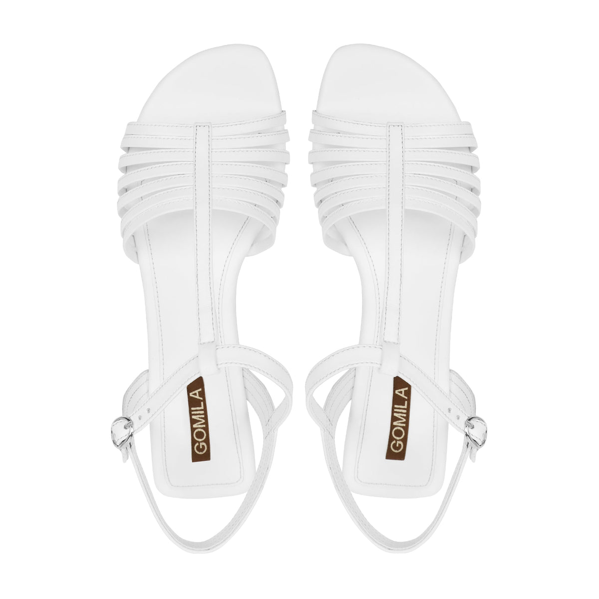 Zenya - Women's White Strapped Sandal