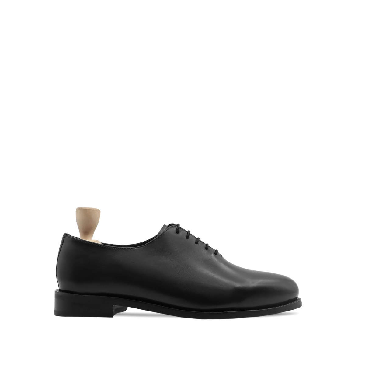 Steffan - Men's Black Calf Leather Wholecut Shoe - Goodyear Welted