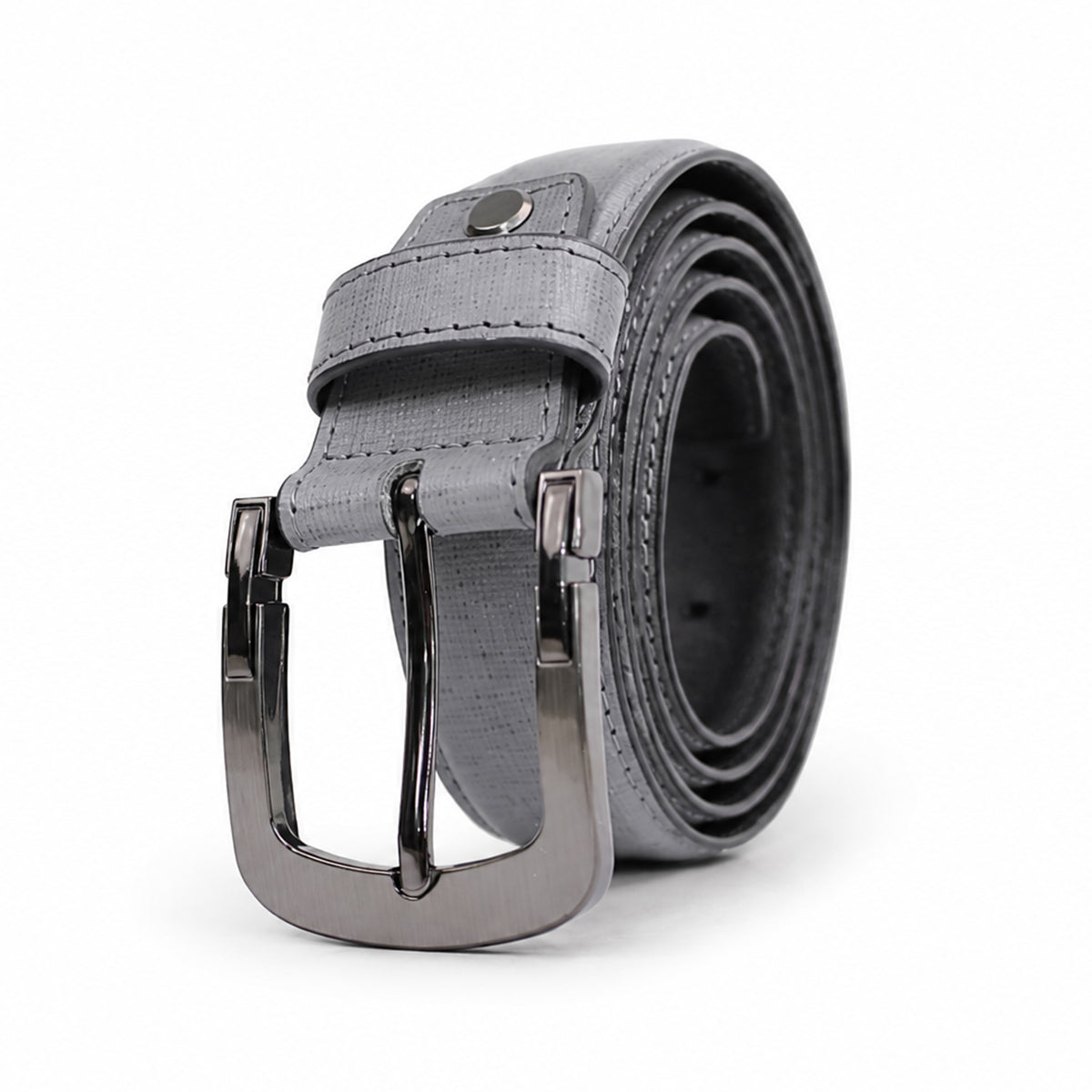 Velto - Men's Charcoal Textured Belt