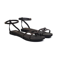 Aloura - Women's Brown Strapped Sandal