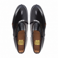 Kalen - Men's Oxblood Box Leather High Shine Sandal