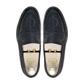 Juber - Men's Black Calf Leather Loafer ( Laser Edition )