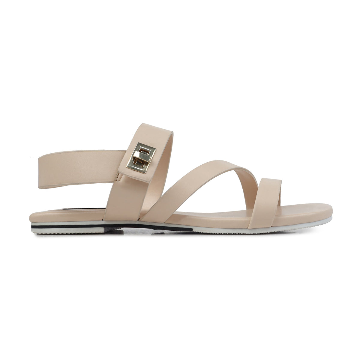 Zoren - Women's Off White Strapped Sandal