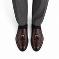 Lukas - Men's Brown Patina Calf Leather Loafer