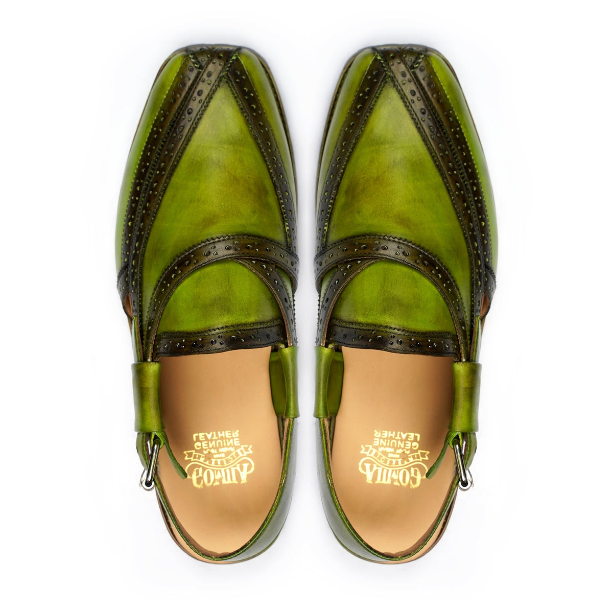 NOUROZE CHAPPAL GREEN - Gomila Intersole