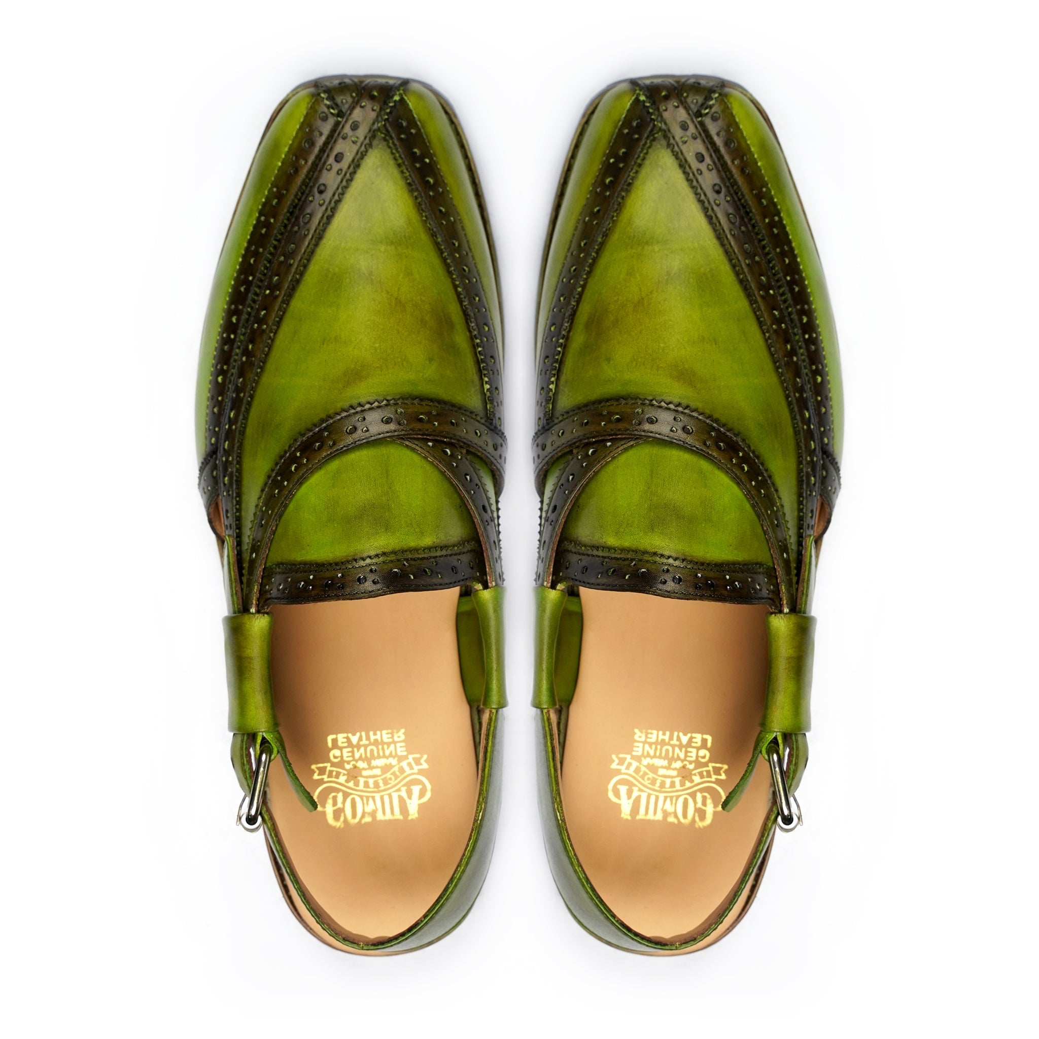 NOUROZE CHAPPAL GREEN - Gomila Intersole