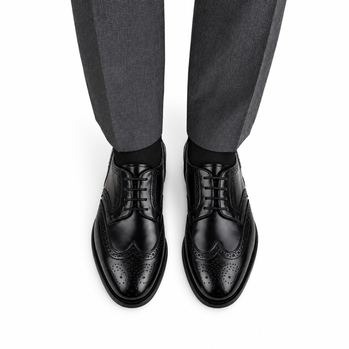 Arthur - Men's Black Calf Leather Derby