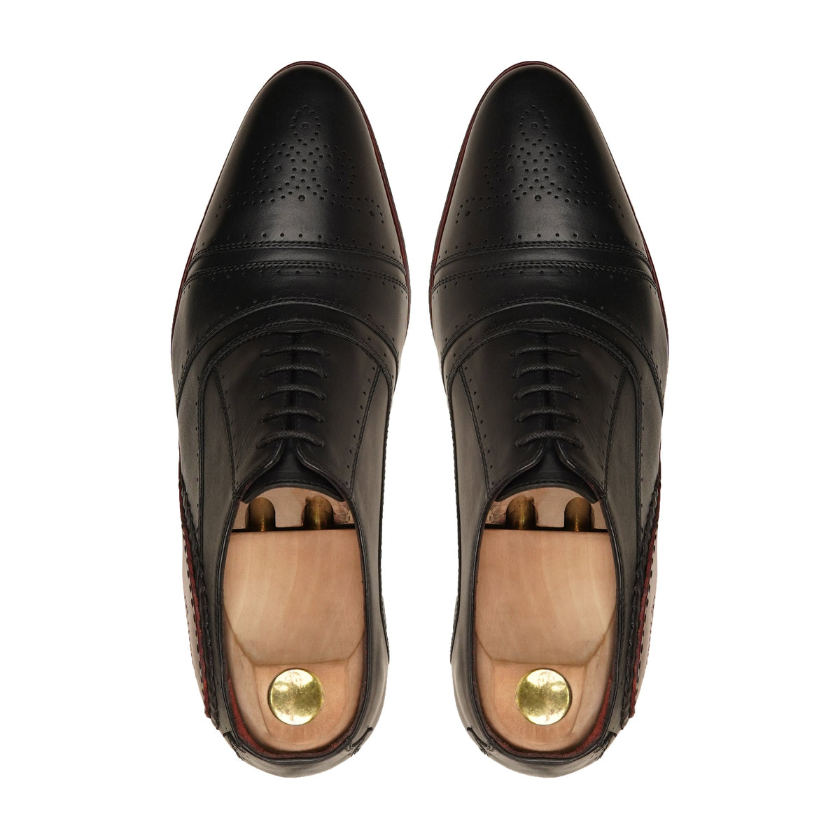 Opanka - Men's Black Calf Leather Oxford Shoe