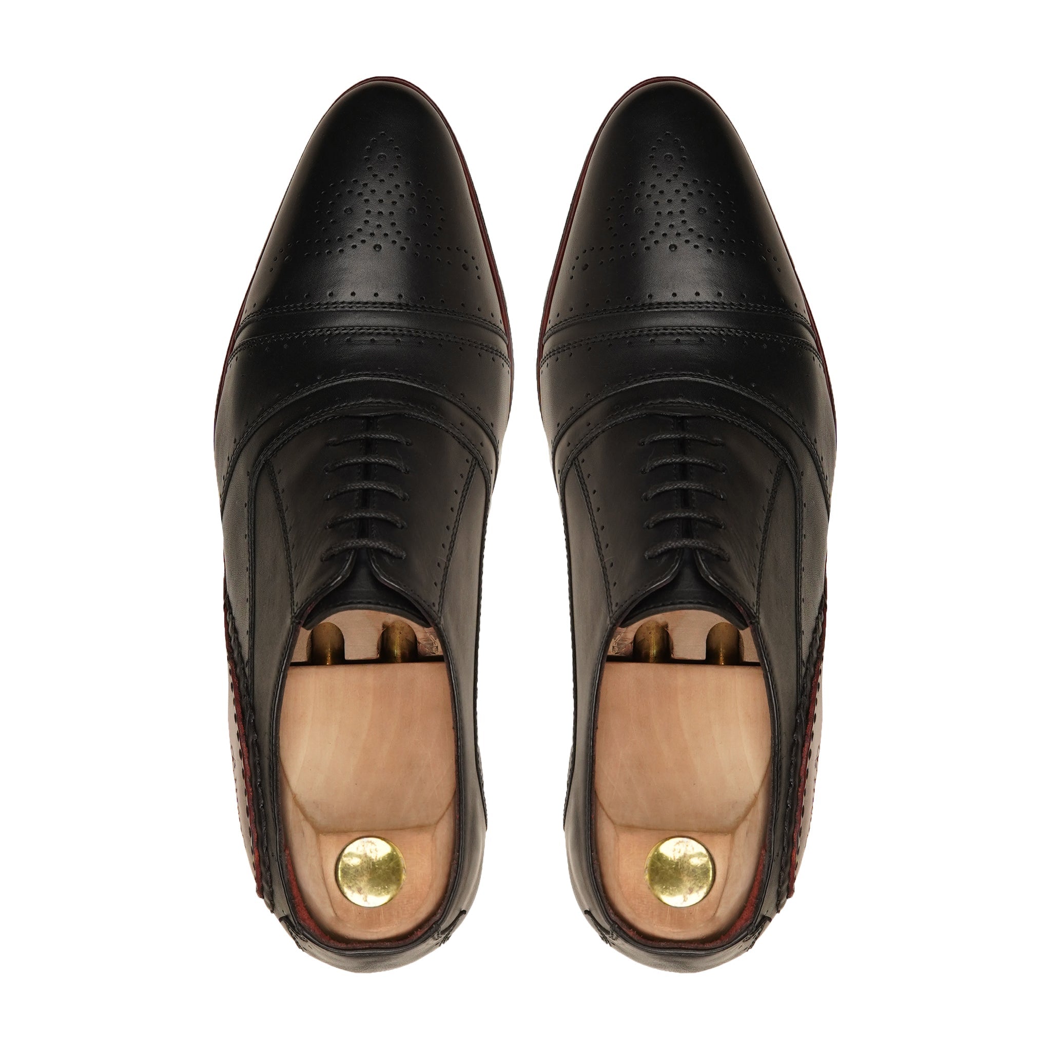 Opanka - Men's Black Calf Leather Oxford Shoe