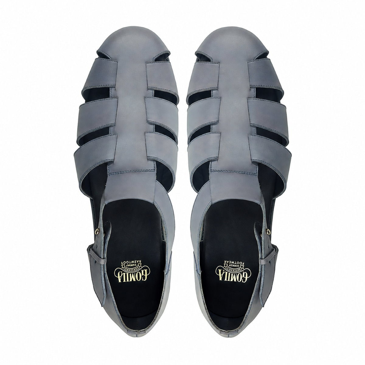 Carly - Men's Purple Calf Leather Sandal