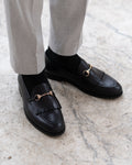 Thisted - Men's Black Calf Leather Loafer
