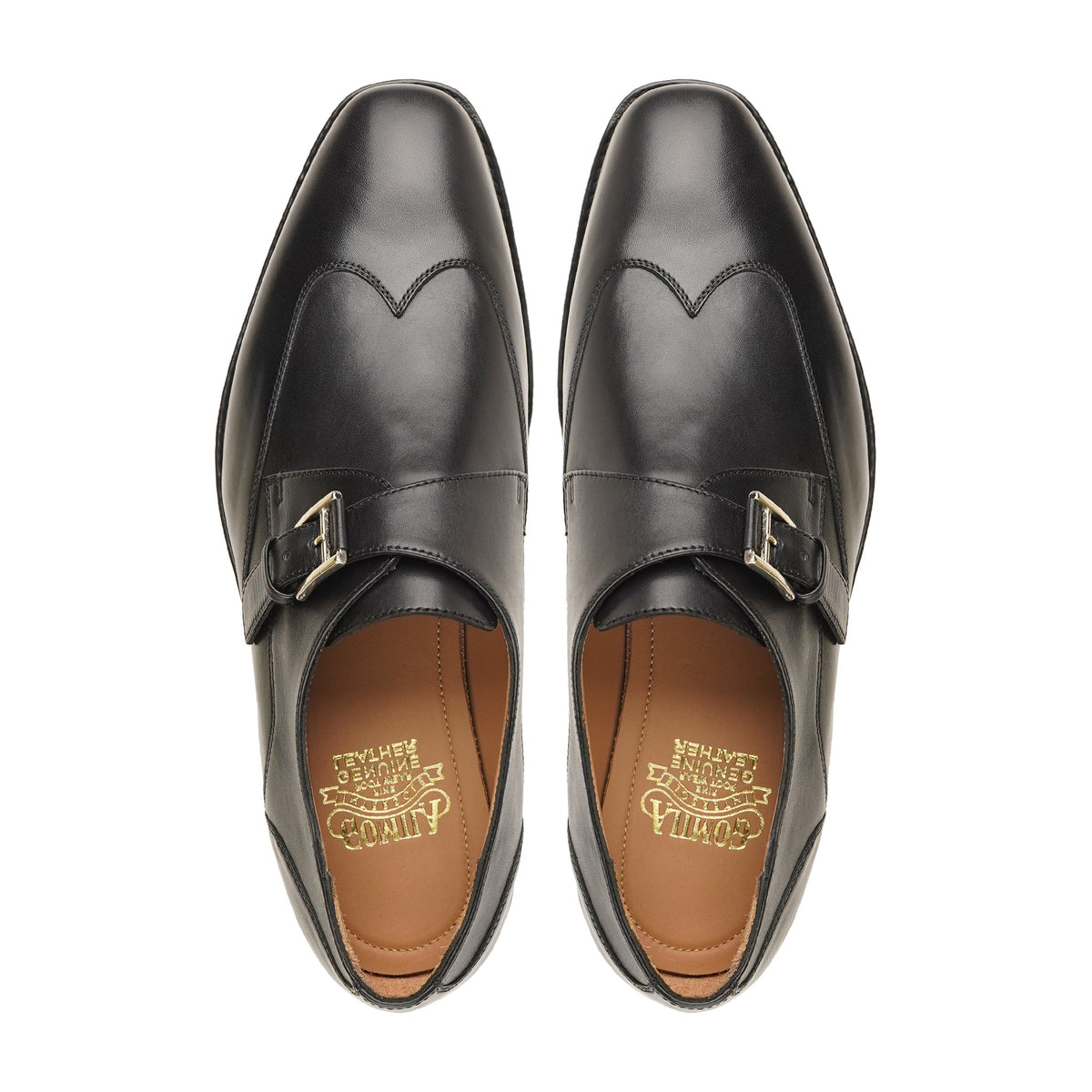 Porsche - Men's Black Calf Leather Single Monkstrap