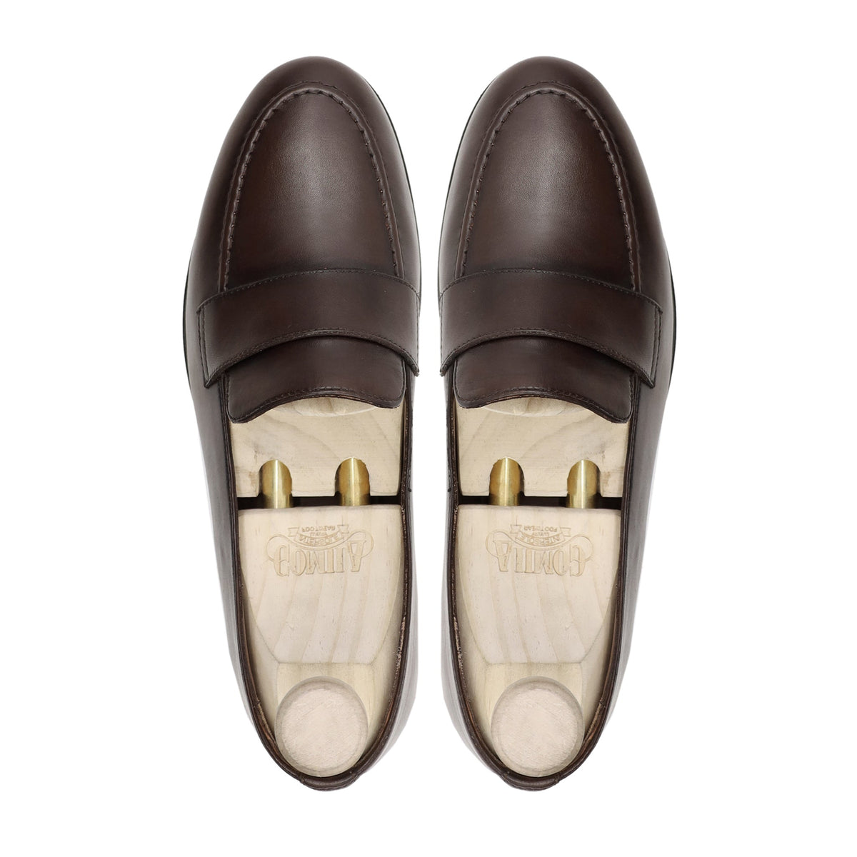 Muse - Men's Dark Brown Calf Leather Loafer