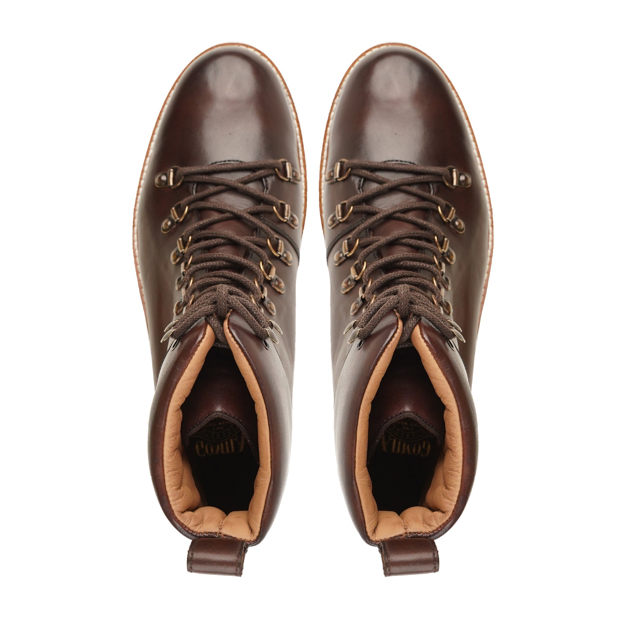 Kingston - Men's Dark Brown Calf Leather Boot