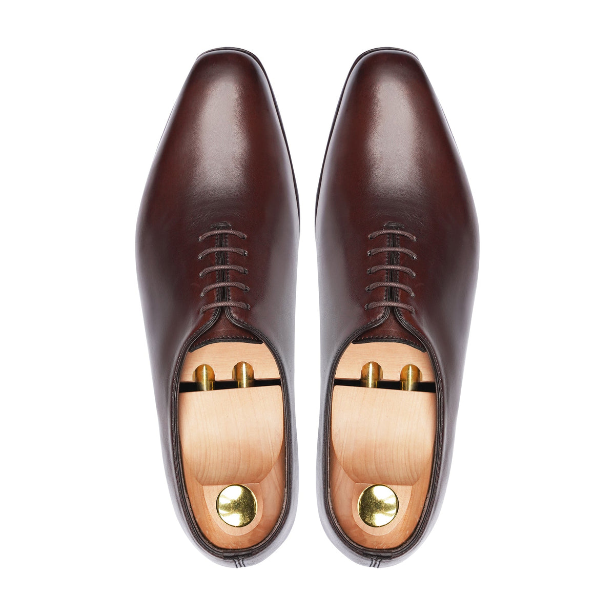 Chicky - Men's Dark Brown Calf Leather Wholecut Shoe