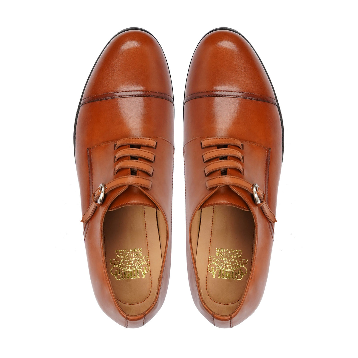 Brug - Men's Tan Calf Leather Derby Shoe