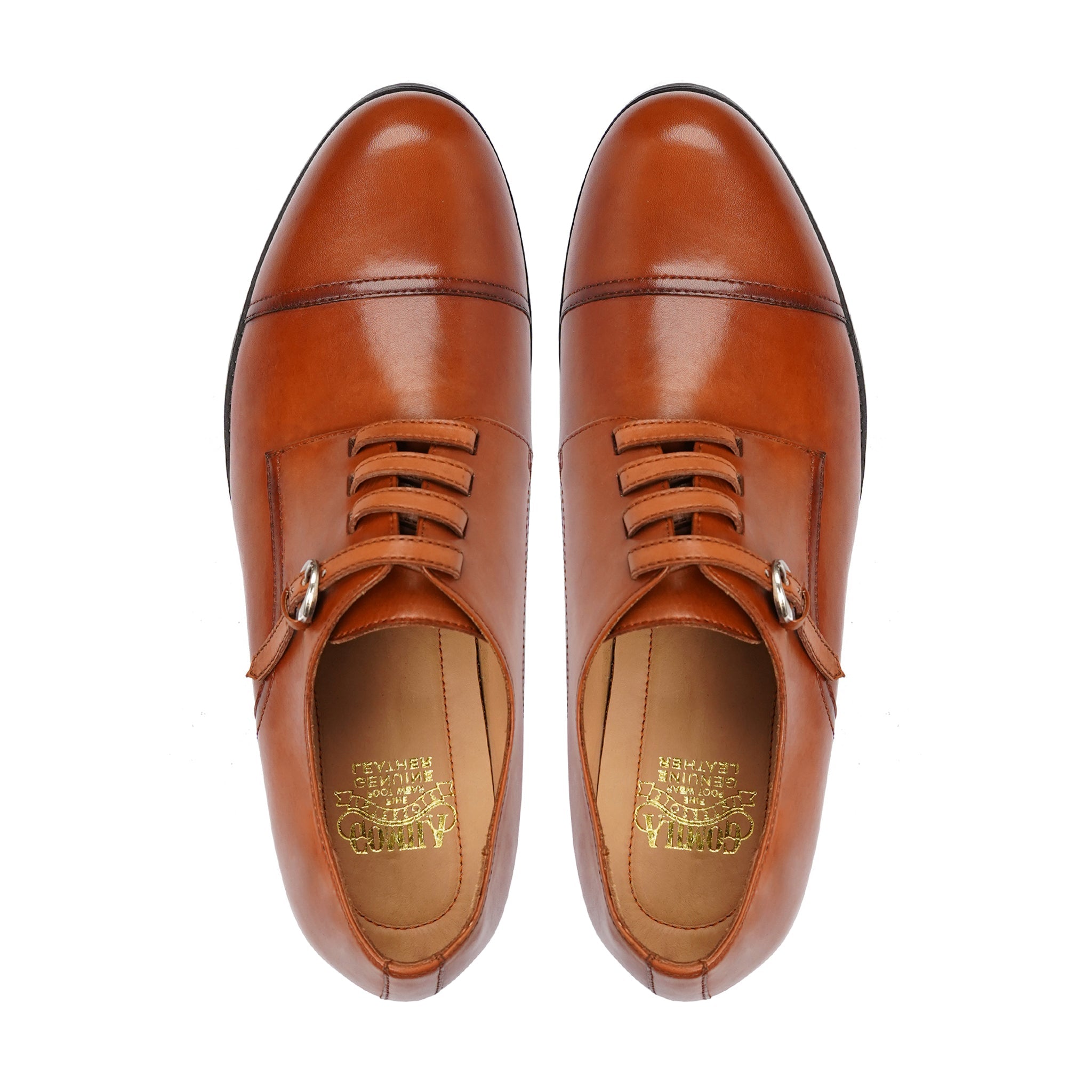 Brug - Men's Tan Calf Leather Derby Shoe