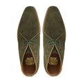 Victor - Men's Olive Green Kid Suede Chukka Boot