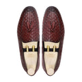 Louuisville - Men's Oxblood Hand Woven Calf Leather Loafer