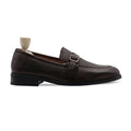 Brasilia - Men's Dark Brown Pebble Grain Leather Loafer