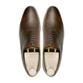 Jhung - Men's Brown Calf Leather Wholecut Shoe
