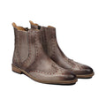 Orion - Men's Burnished Gray Calf Leather Chelsea Boot