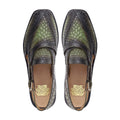 Charleroi - Men's Burnished Olive Green Calf Leather Sandal