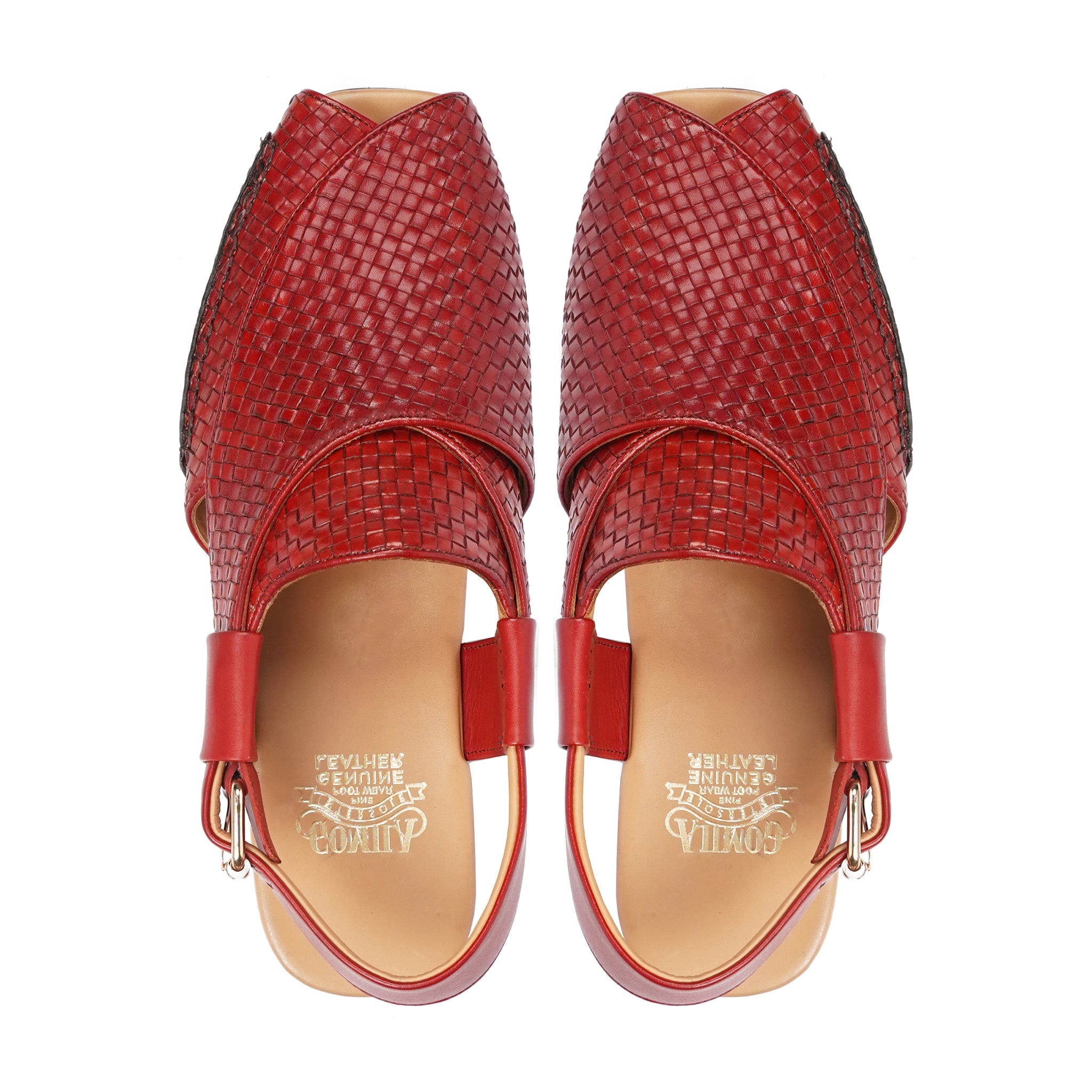 Momoko - Men's Oxblood Hand Woven Calf Leather
