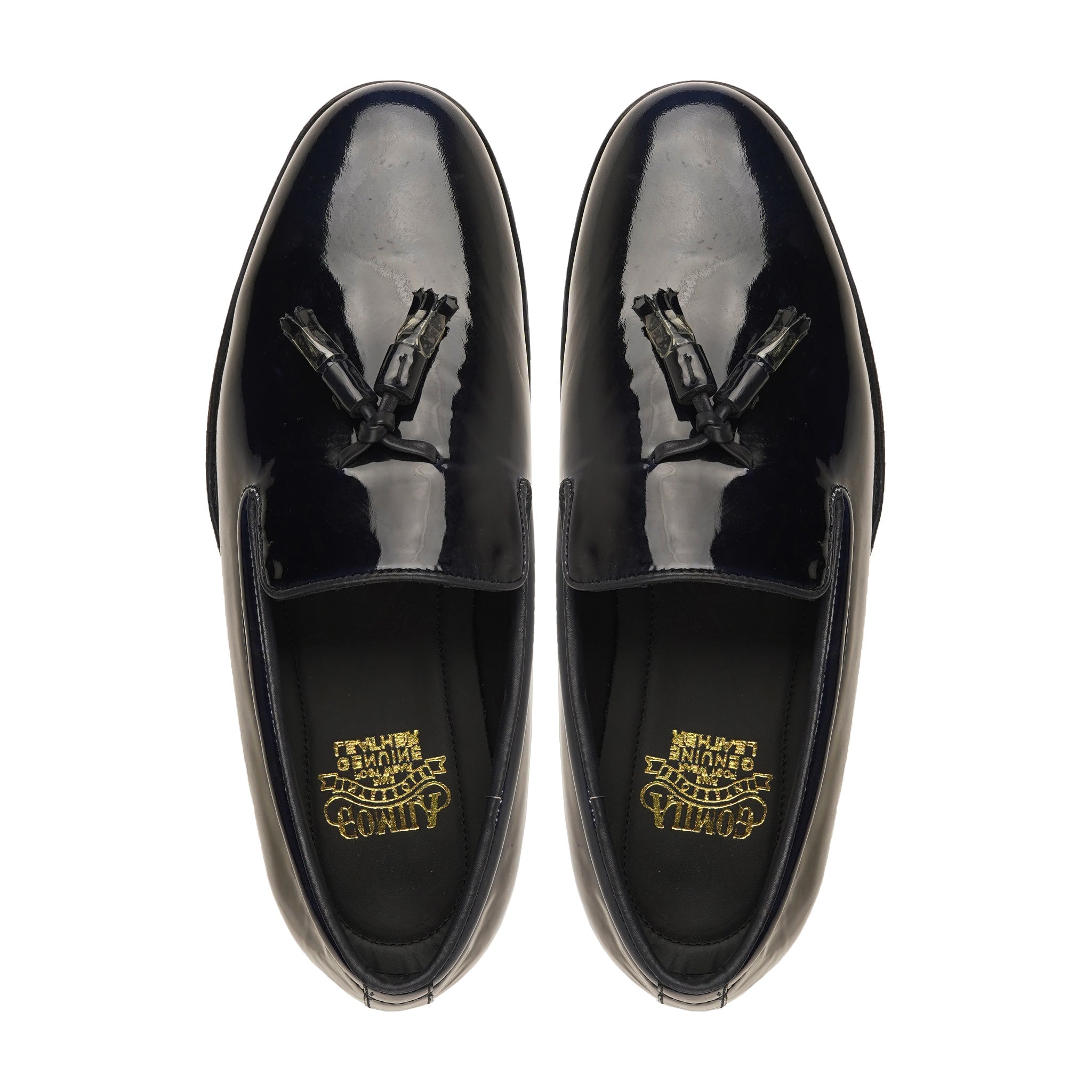 Merano - Men's Black Patent Leather Loafer