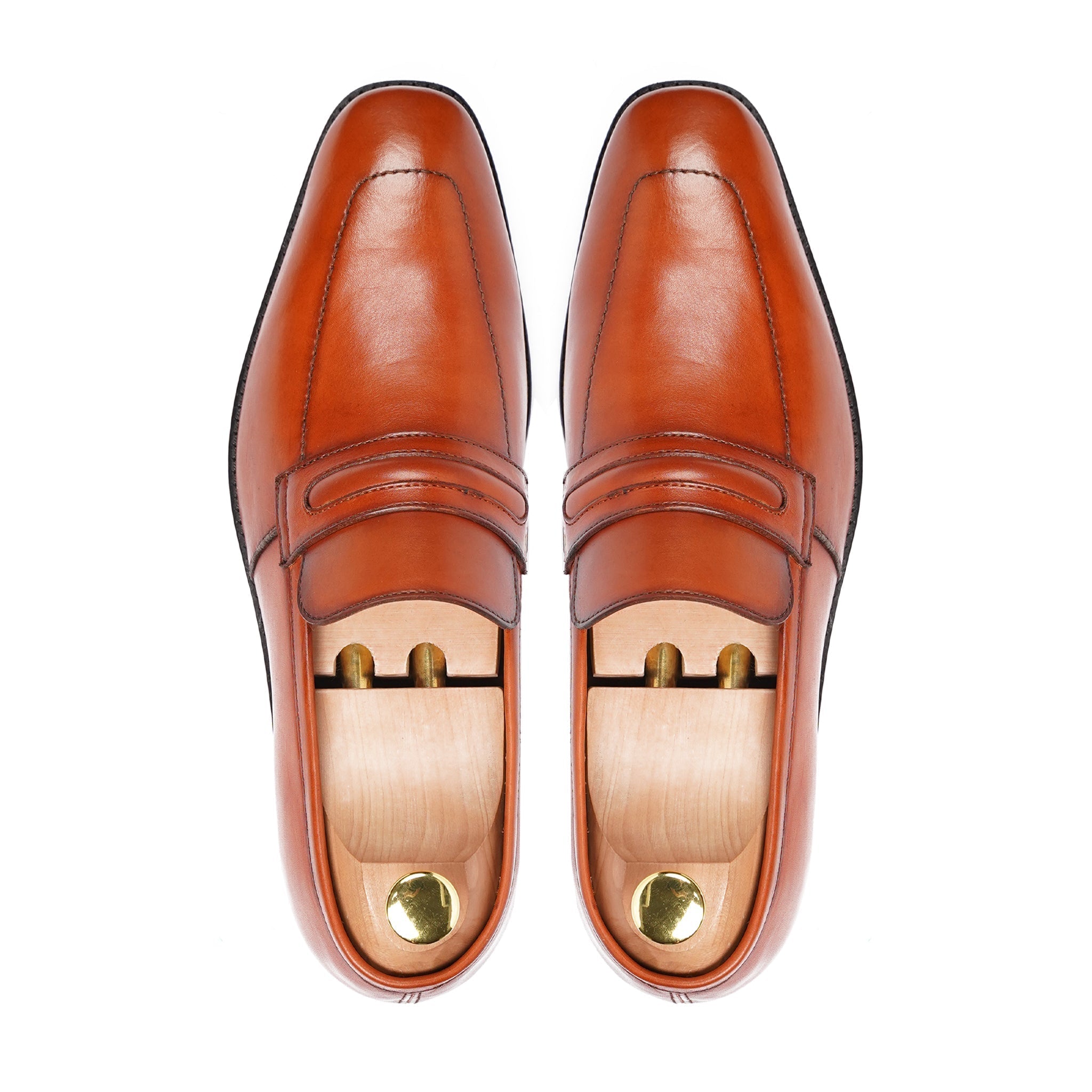 Ginza - Men's Tan Calf Leather Loafer