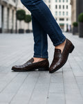Armando - Men's Dark Brown Calf Leather Loafer
