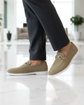 Vesco - Men's Camel Suede Loafer