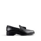 Dubasari - Men's Dark Black Pebble Grain and Hand Woven Calf Leather Loafer