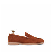Crest - Men's Cognac Split Seude Loafer