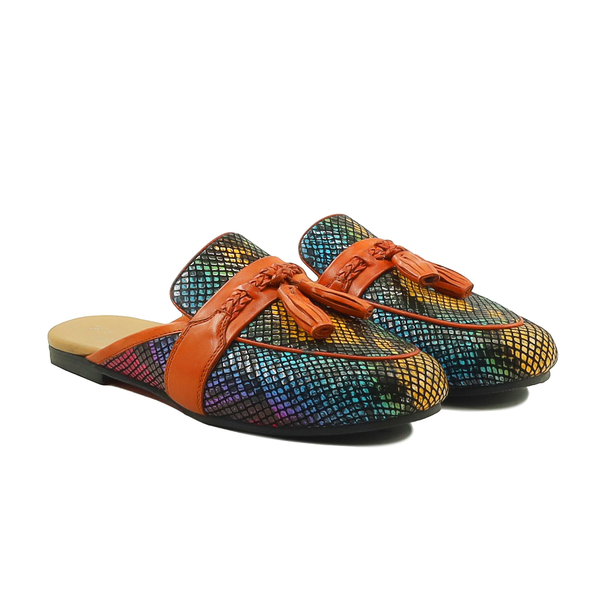 Heidi - Women's Rainbow Printed Slipper