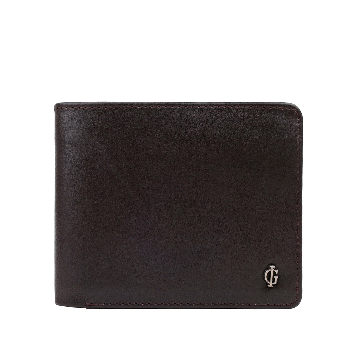 Miles - Dark Brown Calf Leather Wallet