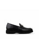 Chad -  Children's Black Calf Leather Loafers