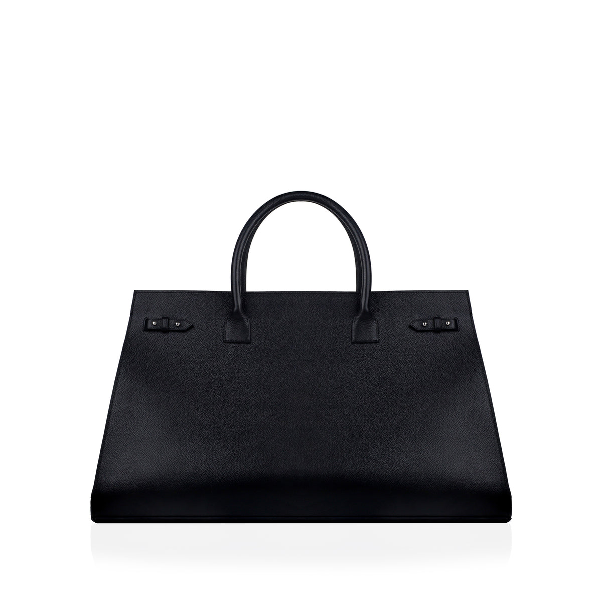 Title Dean - Men's Black Milled Faux Leather Bag