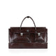 Xavi - Men's Dark Brown Crocodile Texture Travel Bag