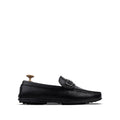 Devin - Men's Black Milled Leather Driver